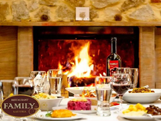 Reservation: Family Dinner –  Family Restaurant Kastoria